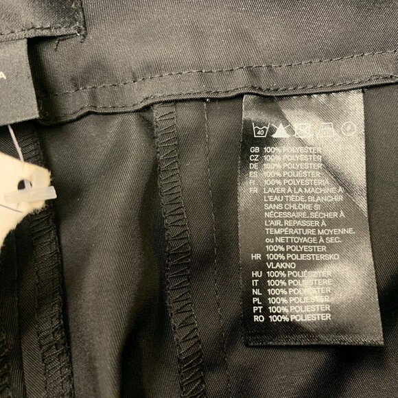 H & M Women's Skirt Size 2 Black Straight Pencil NWT - Picture 5 of 5